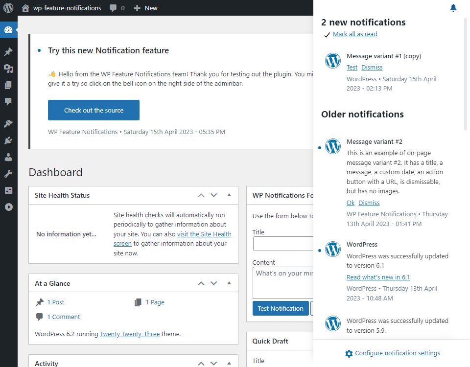 WP Feature Notifications Project Progresses Towards MVP for ...